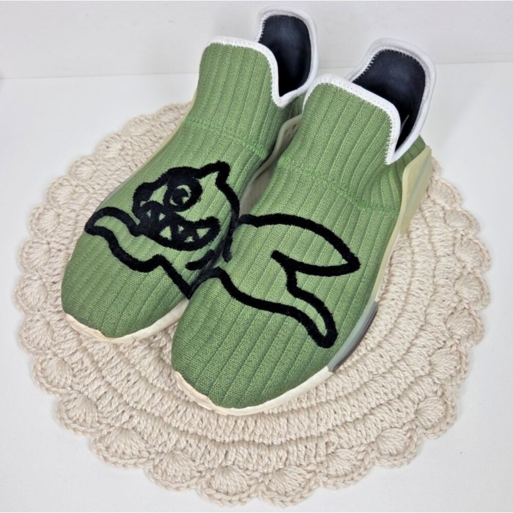 ADIDAS Originals x Pharrell BBC HU MND Running Dog Sneakers US 11 MEN RARE GREEN - Picture 13 of 13